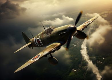 Hawker Hurricane war plane