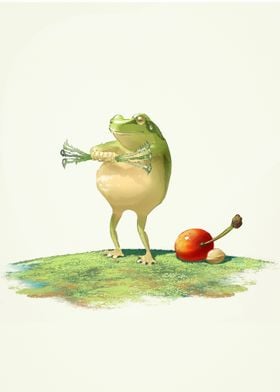 Funny frog