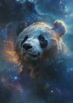 Cosmic Nebula Panda