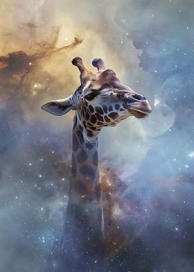 Cosmic Nebula Giraffe