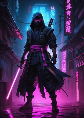 cyberpunk warrior