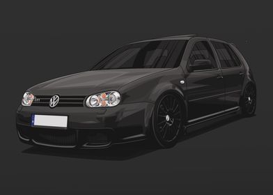 VW Golf MK4 GTI Black