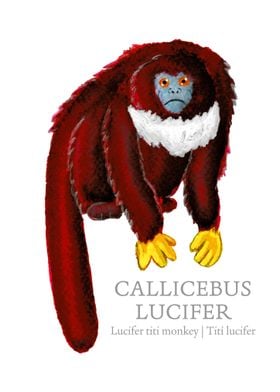 Lucifer Titi Monkey