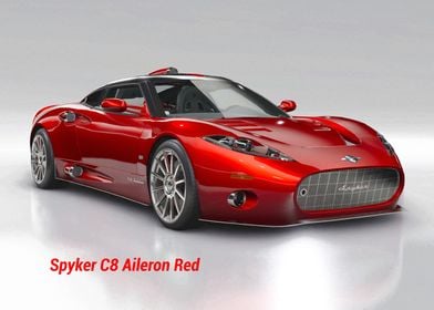 Spyker C8 Aileron Red