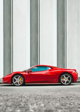 Poster, Quadro FERRARI 458 - italia su Europosters