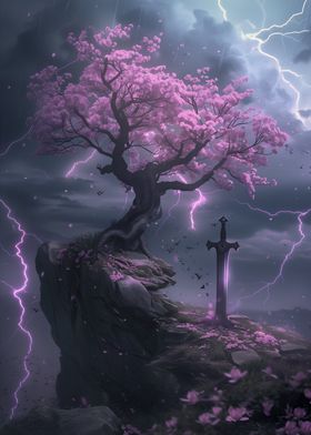 Cherry blossom and thunder