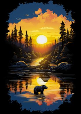 Bear Painting Art