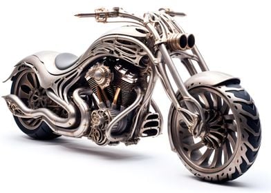 Steel Motorcycle Deco Art