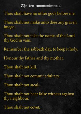 The Ten Commandments