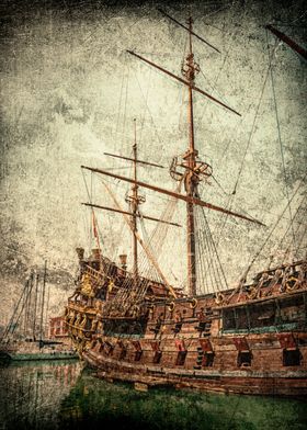 Pirate Boat version grunge