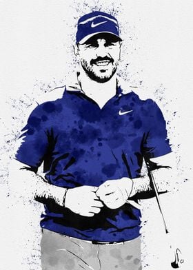 Brooks Koepka Painting