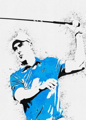 Jordan Spieth Painting