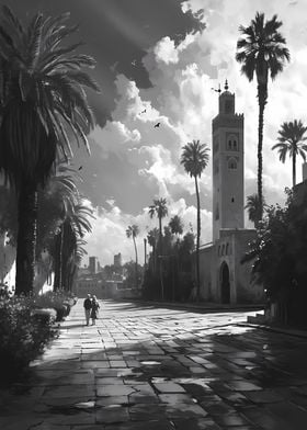 Vintage Moroccan Street