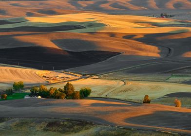 Sunset Palouse Hills