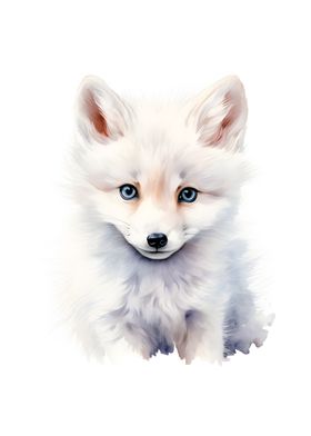 Baby Cute Arctic Fox
