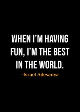 Israel Adesanya Quotes 