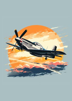 P51 mustang plane