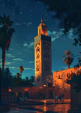 Koutoubia at Night