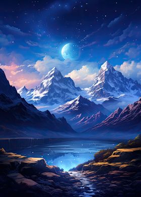 Mountains Night