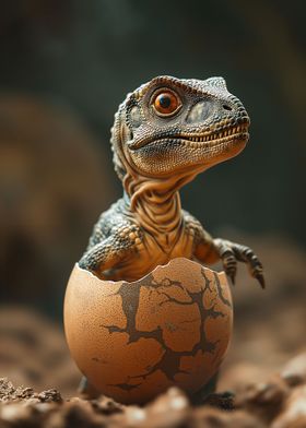 Tyrannosaurus Baby Egg