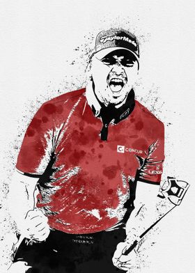 Jason Day painting