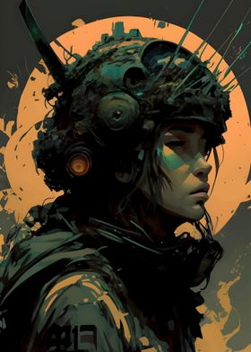 Dystopian soldier