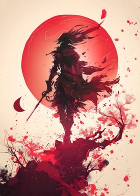 Anime Warrior Red