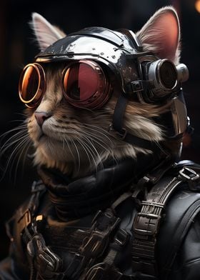 Cyberpunk Cat