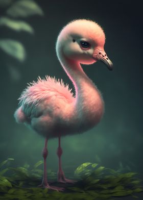 Baby Animal Flamingo
