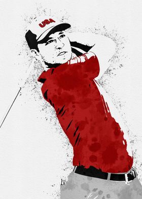 Xander Schauffele Painting