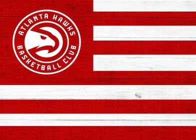 Atlanta Basketball Flag