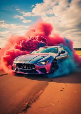 Colorful Maserati