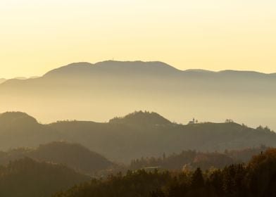 Church in Golden Hour