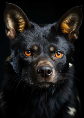 Cool Dog Animal Portrait