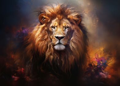 Lion digital art