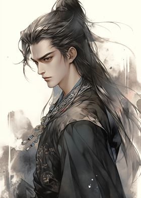 handsome  dark Samurai