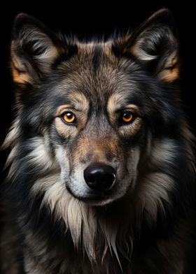 Dark Cool Animal Portrait-preview-3