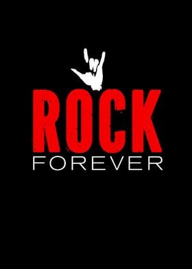 Rock Forever on black