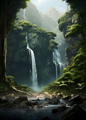 The Jungle WaterFall