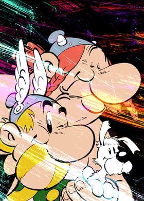 asterix retro comic
