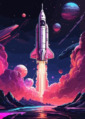 Fantasy Rocket Space