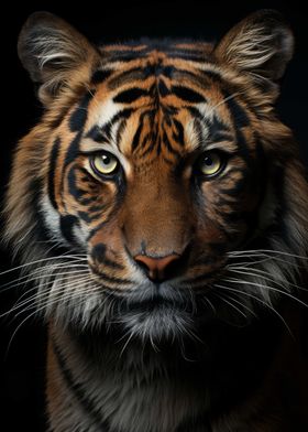 Cool Tiger Animal Portrait