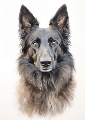 Belgian Sheepdog portrait