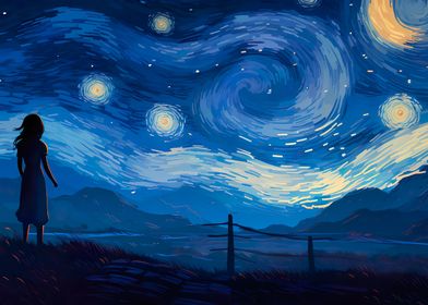 Van Gogh the starry sky