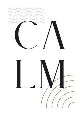 Calm Typography Minimalist