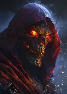 Grim Reaper Glowing Eyes