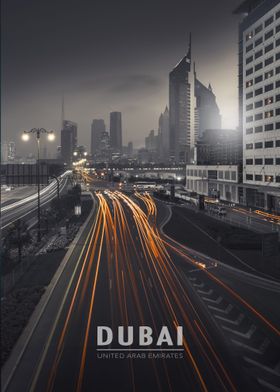 Futuristic Dubai City View