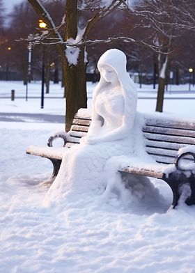 Awaiting the snowlover