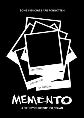 Memento minimalist poster