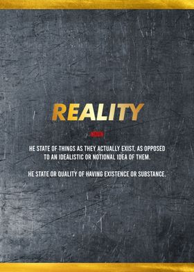 reality definition